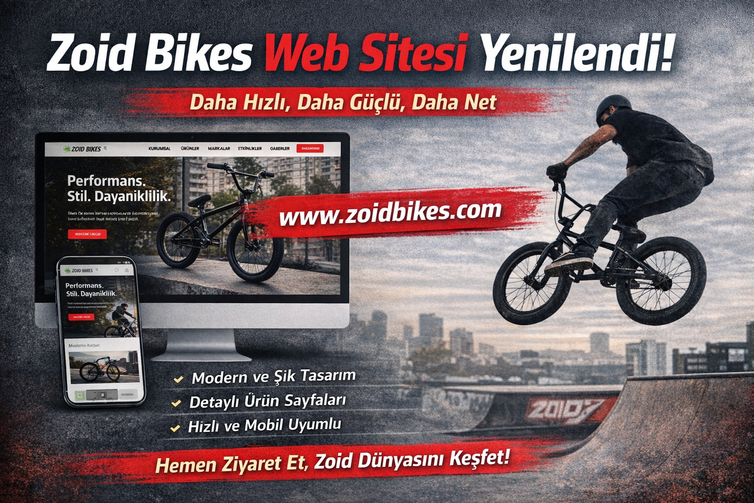 Zoid Bikes Web Sitesi Yenilendi